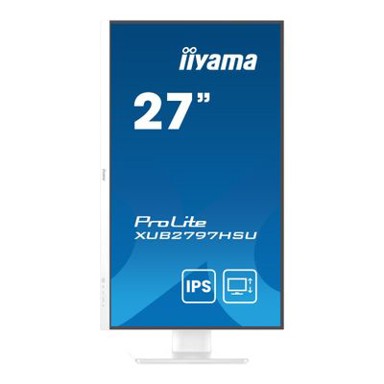 IIYAMA Monitor ProLite XUB2797HSU-W2, 27", Full HD, bijeli